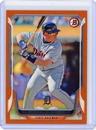 MIGUEL CABRERA Bowman Baseball ORANGE Serial #’d Rare Baseball Card