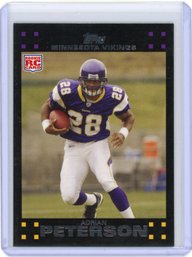 Adrian Peterson Topps Football Rookie Card
