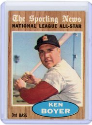 1962 Topps KEN BOYER Baseball Card