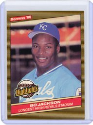 1986 BO JACKSON Donruss Baseball Rookie Card
