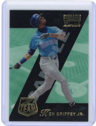 Ken Griffey Jr Z TEAM Pinnacle Rare Acetate Sample Card