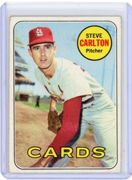 1969 Topps Steve Carlton Baseball Card 1st Single Card (rookie Image)