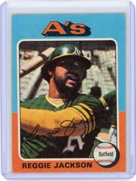 1975 Topps REGGIE JACKSON Baseball Card