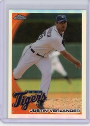 Justin Verlander Refractor Baseball Card