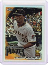 Andrew Mccutchen Topps Chrome Refractor Rookie Card