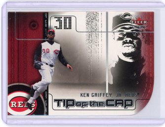 Ken Griffey Jr Tip Of The Cap Die Cut Baseball Card