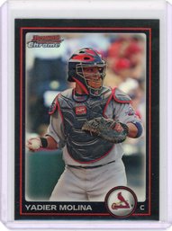 Yadier Molina Bowman Chrome Refractor Baseball Card