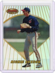 Richie Sexson 1996 Bowman's Best Previews Refractor Rookie