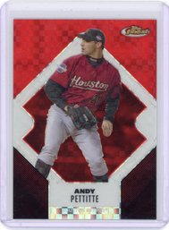 Andy Pettitte Topps Finest Red Refeactor Ssp Setial #d Baseball Card