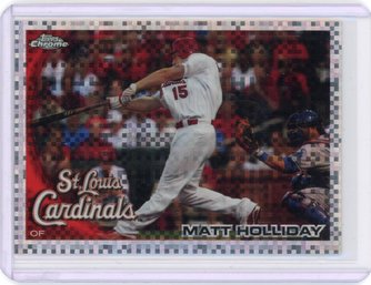 Matt Holliday Topps Chrome Xfractor Baseball Card