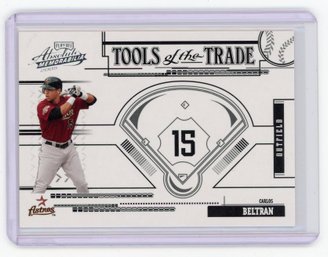 Carlos Beltran Serial #d Baseball Card