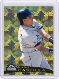 Vinny Castilla Super Rare Pacific Insert Baseball Card #’d 408
