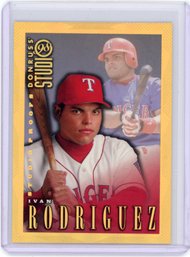 Ivan Rodriguez Rookie Baseball Card Serial #’d