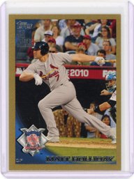 Matt Holliday Topps Gold Ssp Baseball Card