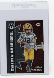 2021 Panini Mosaic Aaron Rodgers Touchdown Masters Football Card