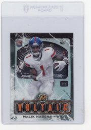 Malik Nabers Rookie Card 2024 Topps Resurgence Voltaic Football Card