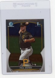Paul Skenes Rookie Card 2023 Bowman Draft Chrome Baseball Card