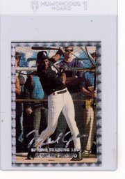 1994 NSCC Michael Jordan Silver Signature Spring Training Rookie Promo Baseball Card #'d To 5000