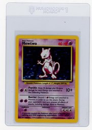 1999 Pokemon Mewtwo Holo Pokemon Card