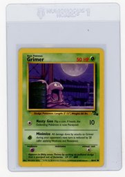1999 Pokemon Fossil Grimer Pokemon Card