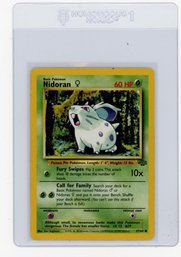 1999 Pokemon Jungle Nidoran Female Pokemon Card