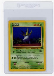 1999 Pokemon Jungle Oddish Pokemon Card