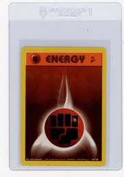 1999 Pokemon Base Set Fighting Energy Pokemon Card