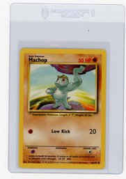 1999 Pokemon Machop Pokemon Card