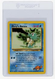 2000 Pokemon Gym Challenge Misty's Horsea Pokemon Card
