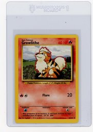 1999 Pokemon Growlithe Pokemon Card