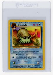 1999 Pokemon Fossil Omanyte Pokemon Card