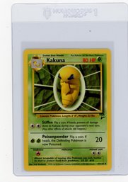 2000 Pokemon Base Set 2 Kakuna Pokemon Card