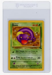 1999 Pokemon Fossil Ekans Pokemon Card