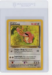 1999 Pokemon Jungle Lickitung Pokemon Card