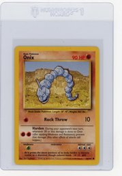 1999 Pokemon Onix Pokemon Card