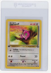 1999 Pokemon Jungle Jigglypuff Pokemon Card