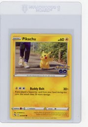 2022 Pokemon Go Pikachu Pokemon Card