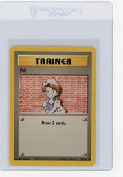 1999 Pokemon Bill Trainer Pokemon Card