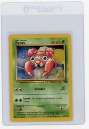 1999 Pokemon Jungle Paras Pokemon Card