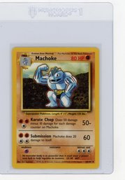 1999 Pokemon Machoke Pokemon Card
