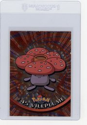 2000 Pokemon Topps TV Animation Series Vileplume Foil Pokemon Card
