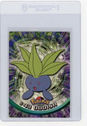 2000 Pokemon Topps TV Animation Series Oddish Pokemon Card