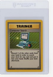 1999 Pokemon Computer Search Trainer Pokemon Card