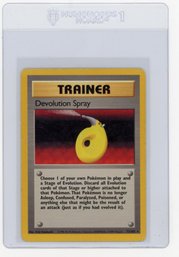 1999 Pokemon Devolution Spray Trainer Pokemon Card