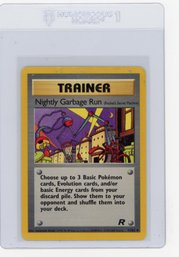 2000 Pokemon Team Rocket Nightly Garbage Run (Rocket's Secret Machine) Trainer Pokemon Card