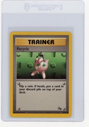 1999 Pokemon Fossil Recyle Trainer Pokemon Card