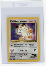 2000 Pokemon Gym Challenge Giovanni's Meowth Pokemon Card