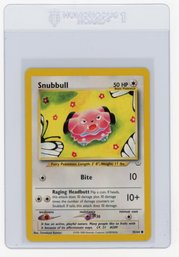 2000 Pokemon Neo Revelation Snubbull Pokemon Card