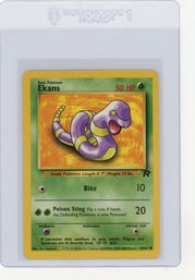 2000 Pokemon Team Rocket Ekans Pokemon Card