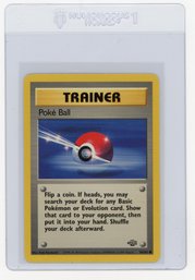 1999 Pokemon Jungle Poke Ball Trainer Pokemon Card